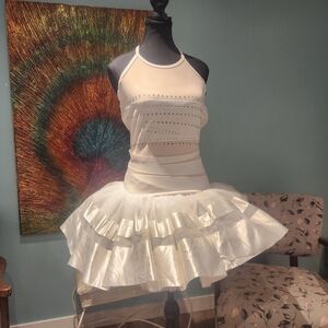 Elegant White Tutu Dress